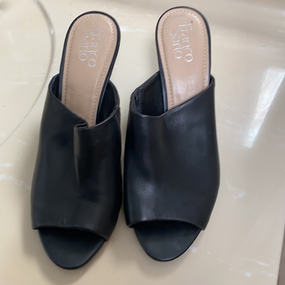 Franco Sarto Open Toe Slide Heels - Picture 5 of 5